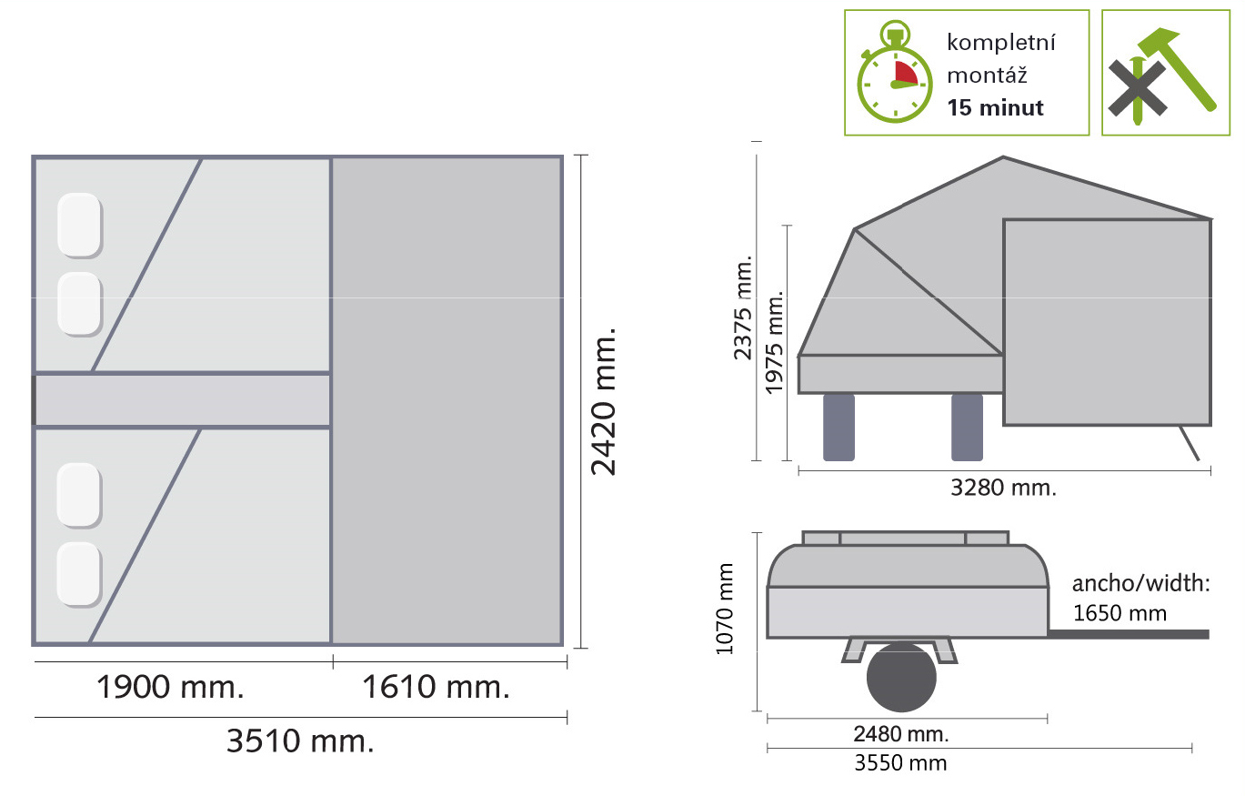 Stanový přívěs MONTANA EXPLORER