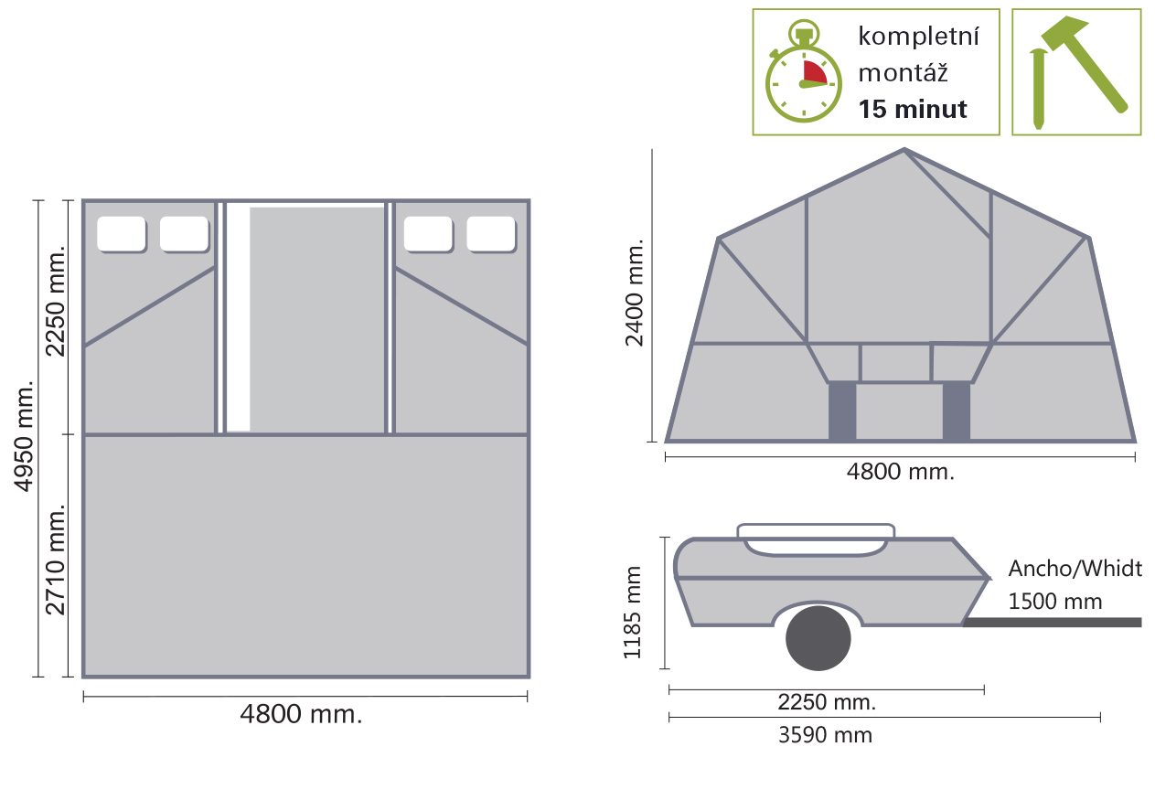Stanový přívěs COMPACT
