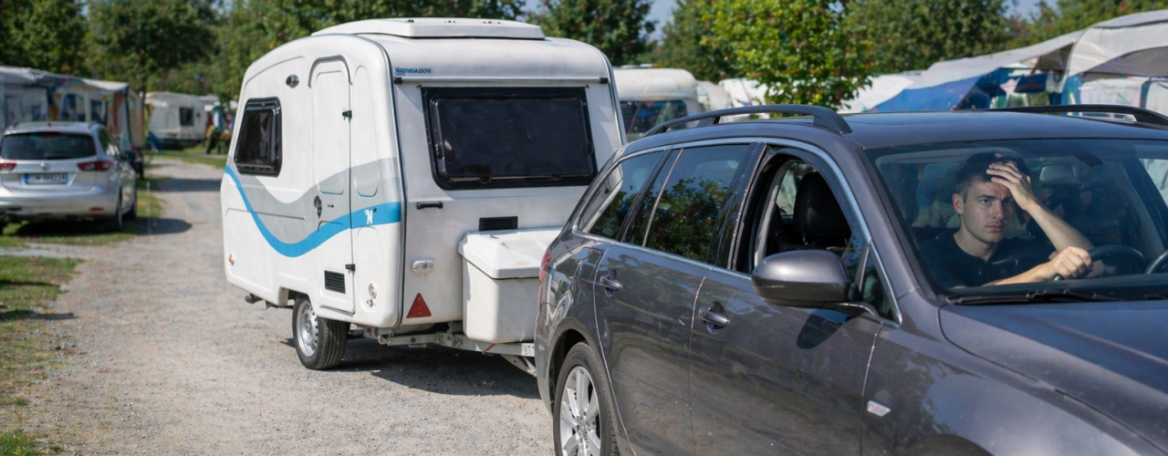 Jak parkovat a couvat s karavanem