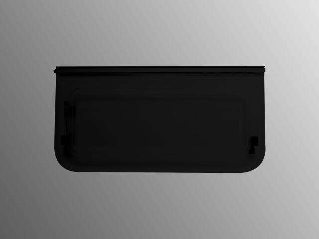 Otevírací okno do kuchyňky 700x300 mm - dvojité grafitové